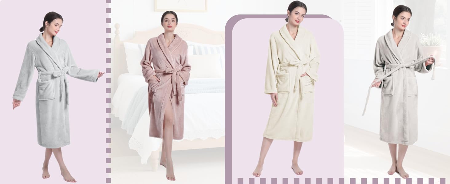 womens robe robes for women