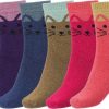 BomKinta Boot Socks for Women Winter Solid Thick Warm Socks Cozy Crew Socks Christmas Gift