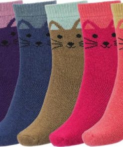 BomKinta Boot Socks for Women Winter Solid Thick Warm Socks Cozy Crew Socks Christmas Gift