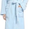 Plush Soft Robes for Women, Premium Fleece Womens Robe Cozy Warm Bathrobe