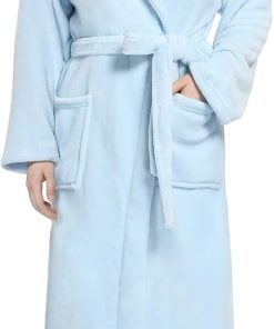 Plush Soft Robes for Women, Premium Fleece Womens Robe Cozy Warm Bathrobe