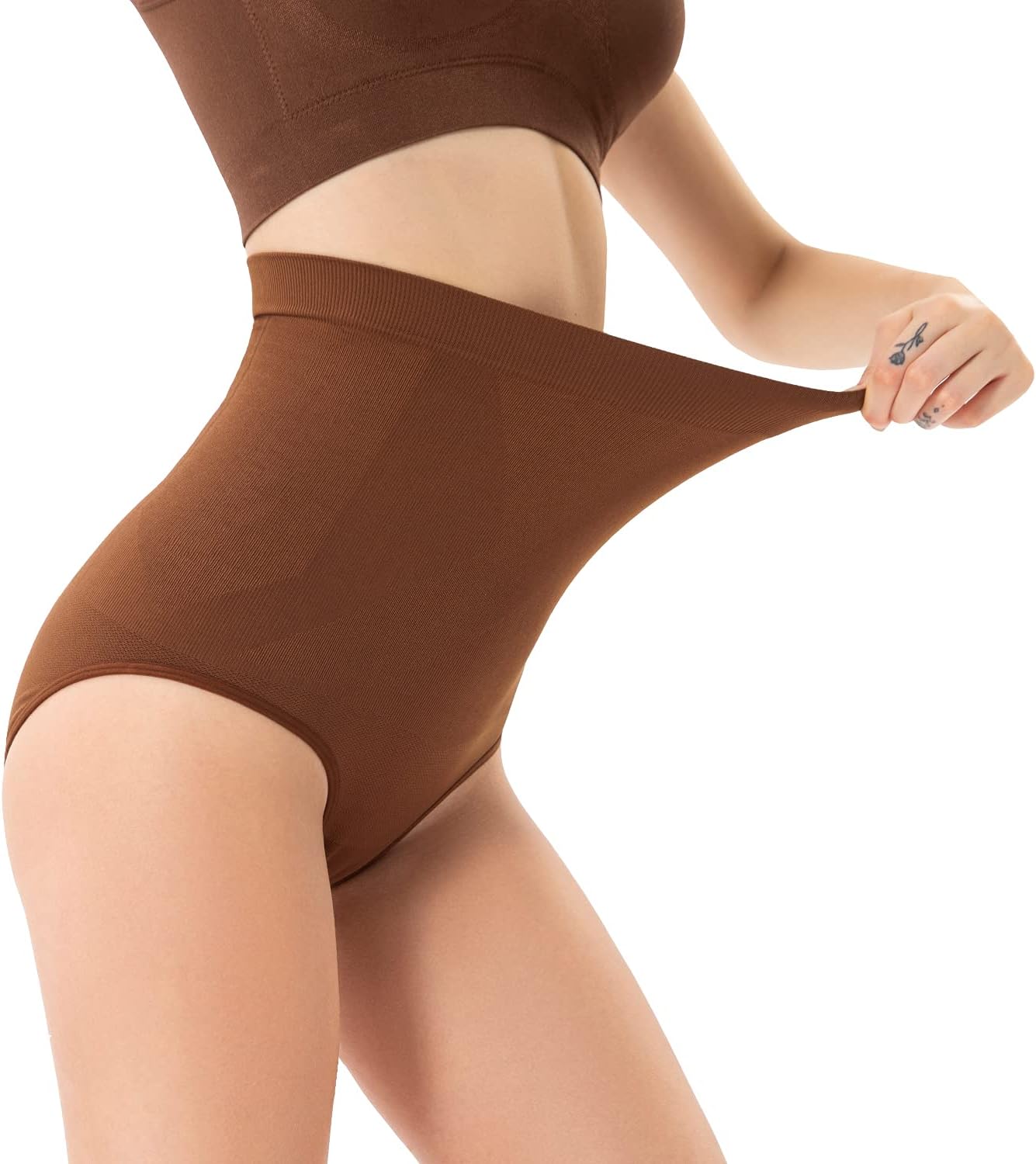 DREAM SLIM Women's High-Waist Seamless Body Shaper Briefs Tummy Control Panty Butt Lifter Shapewear Slim Waist Trainer - Image 2