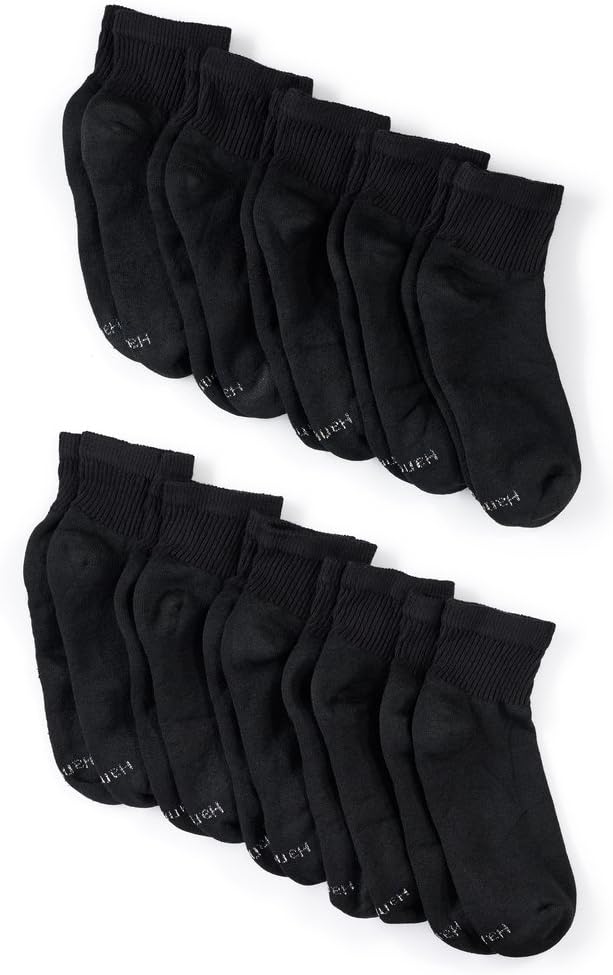 Hanes Women's Ankle, Moisture-Wicking Socks for Women, Cushioned Athletic Ankle Socks, 10-Pack - Image 12