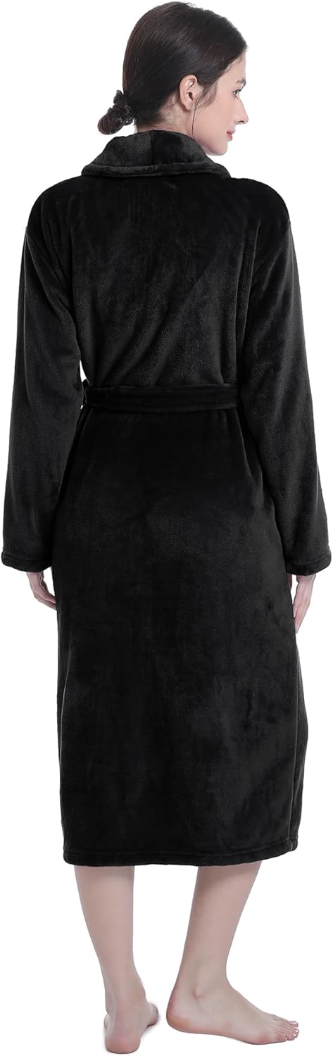 Plush Soft Robes for Women, Premium Fleece Womens Robe Cozy Warm Bathrobe - Image 51