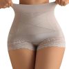 Tummy Control Shapewear for Women, High-Waisted Butt Lifter Briefs, Slimming Underwear Panties with Lace Trim