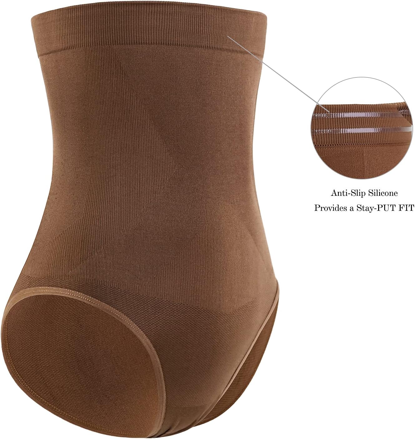 DREAM SLIM Women's High-Waist Seamless Body Shaper Briefs Tummy Control Panty Butt Lifter Shapewear Slim Waist Trainer - Image 3