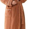 Hellomamma Long Bath Robe for Womens Plush Soft Fleece Bathrobes Nightgown Ladies Pajamas Sleepwear Housecoat