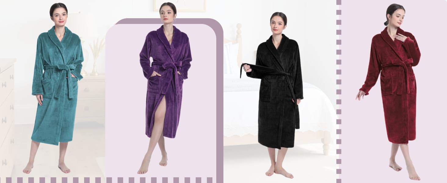 womens robe robes for women