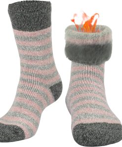 BomKinta Women Thermal Socks - Thick Boot Sock Warm Winter Crew Socks - Cozy Soft Christmas Socks Size 5-10