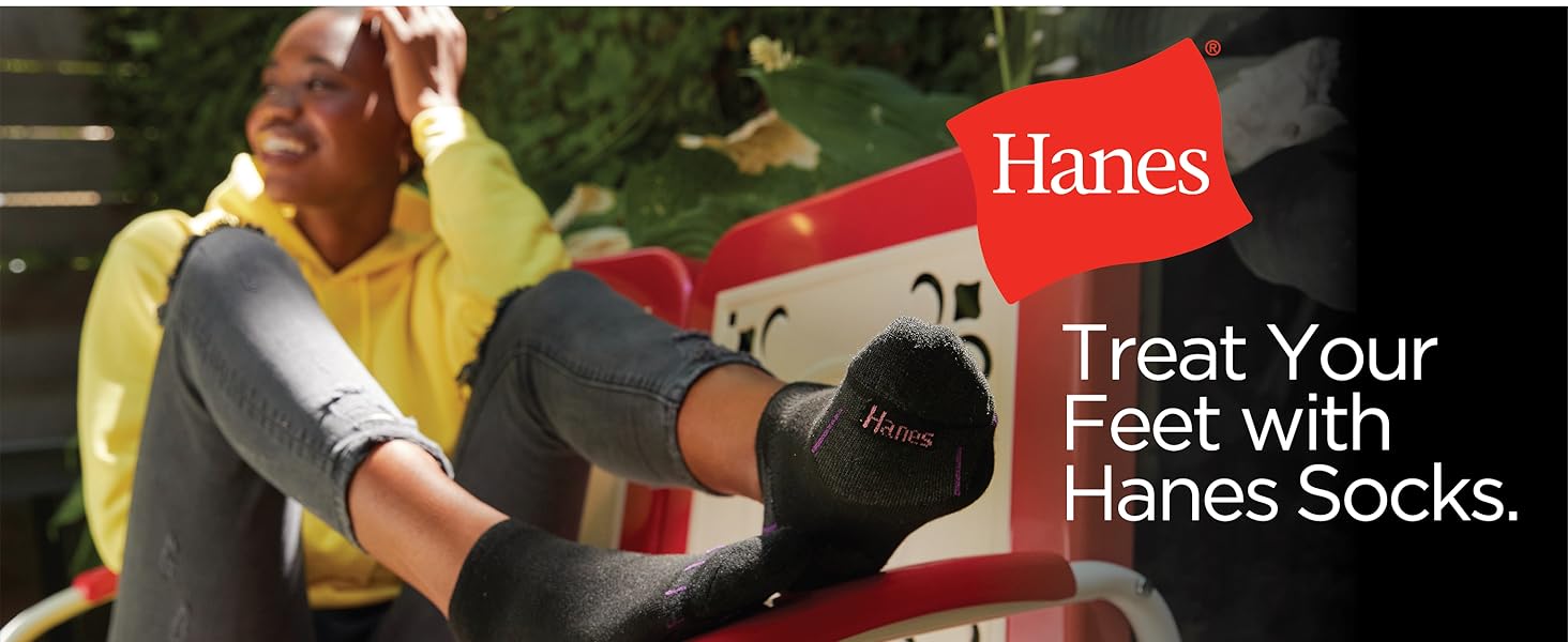 Hanes treat your feet with socks